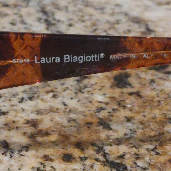 Laura Biagiotti Sunglasses Womens Italian Designer B-713/S Tortoise Gold Brown main image 12
